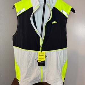 Brooks Men's Swim Vest - Black, White, and Yellow